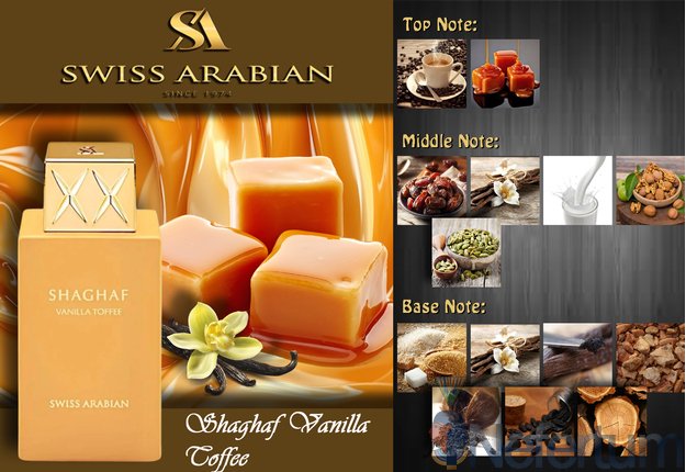 Swiss Arabian SHAGHAF VANILLA TOFFEE, 75ml EDP, unisex 