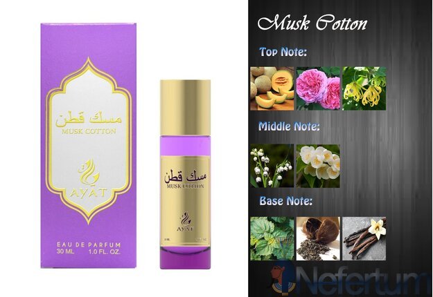 Ayat - MUSK COTTON, EDP 30ml, moteriški